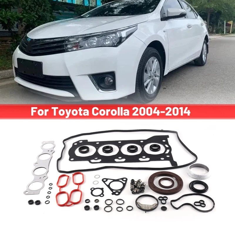 04111-0T021 Автомобильный Двигатель Полный комплект Прокладок Для Toyota Corolla 2004-2014 1ZR 2ZR Комплекты Для ремонта двигателя 041110T021