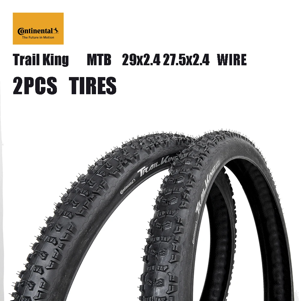 2ШТ Континентальная Шина Trail King 29x2,4 27,5x2,4 Для горного Велосипеда Вездеходная Замена MTB Велосипедная Шина WireTyre