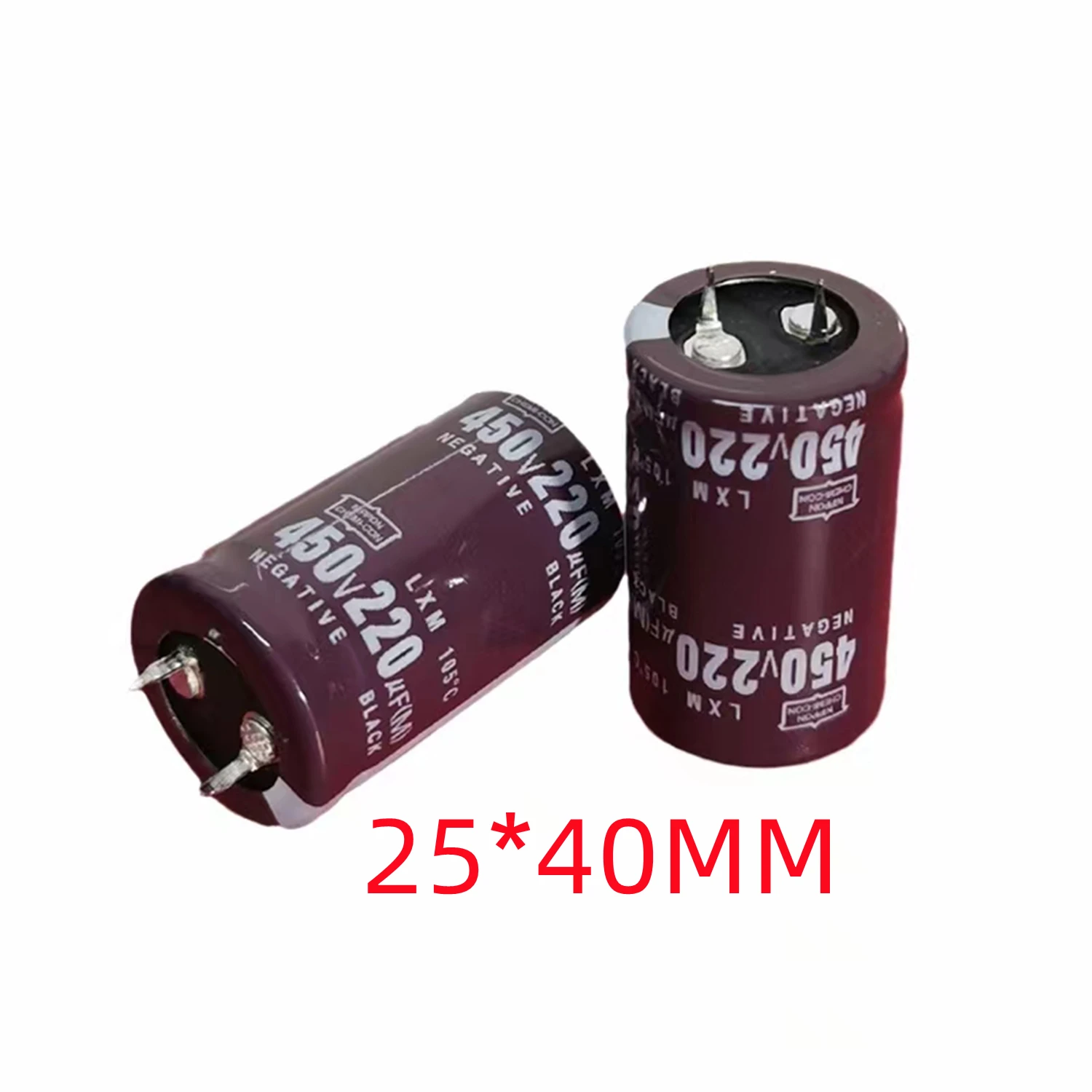 450 В Высокочастотный алюминиевый конденсатор 220 мкФ 25*40 мм