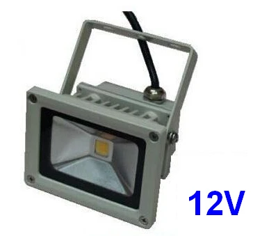 50шт DC12V 10 Вт светодиодный прожектор наружного освещения пейзажный светодиодный прожектор 12 В промывочная лампа-вспышка теплый белый холодный белый