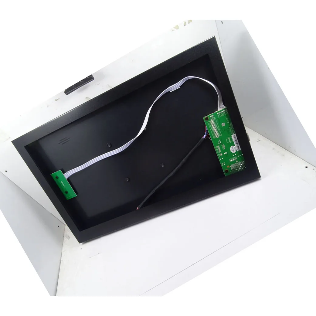 58C Плата контроллера + задняя крышка из металлического сплава, коробка, DIY HDMI-совместимый комплект для LTN156HT01, 15,6 