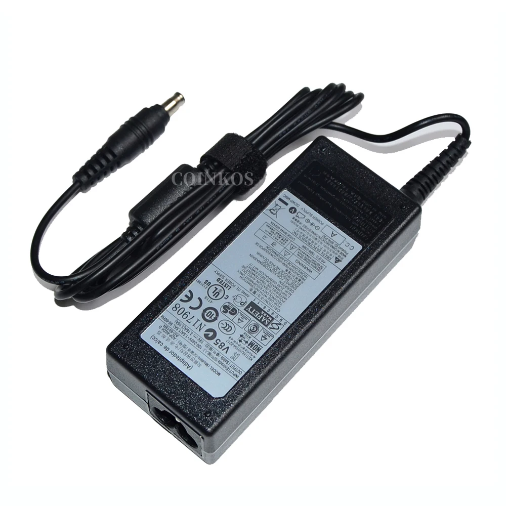 60 Вт 19 В 3.16A Зарядное устройство для ноутбука ADP60ZH-D Адаптер Питания SAMSUNG V85 N17908 R50 R51 R60 R33030 NP-R60Y NP-R700 NP-R730 НОУТБУК