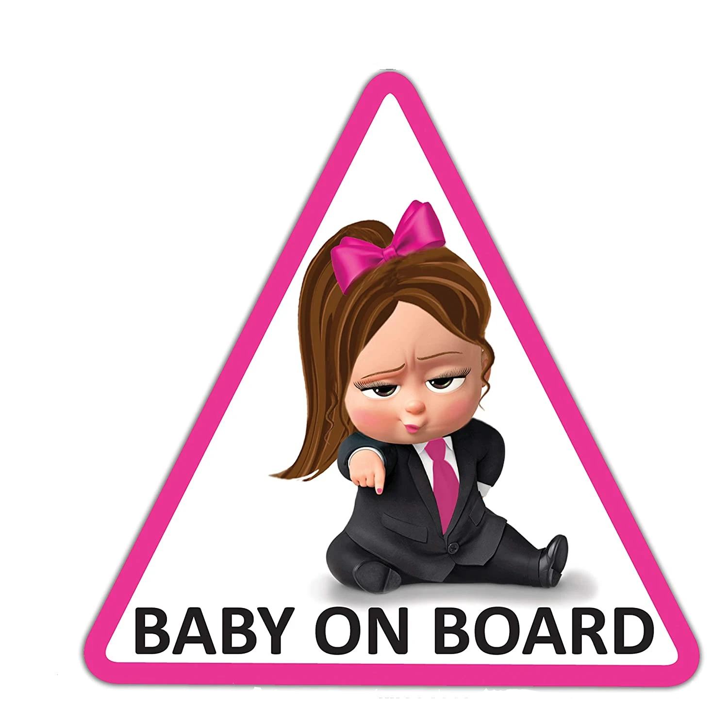 B783 ПВХ Забавная виниловая наклейка Наклейки Baby On Board Boss Предупреждающие знаки Защитные наклейки для автомобиля Мотоциклетный шлем