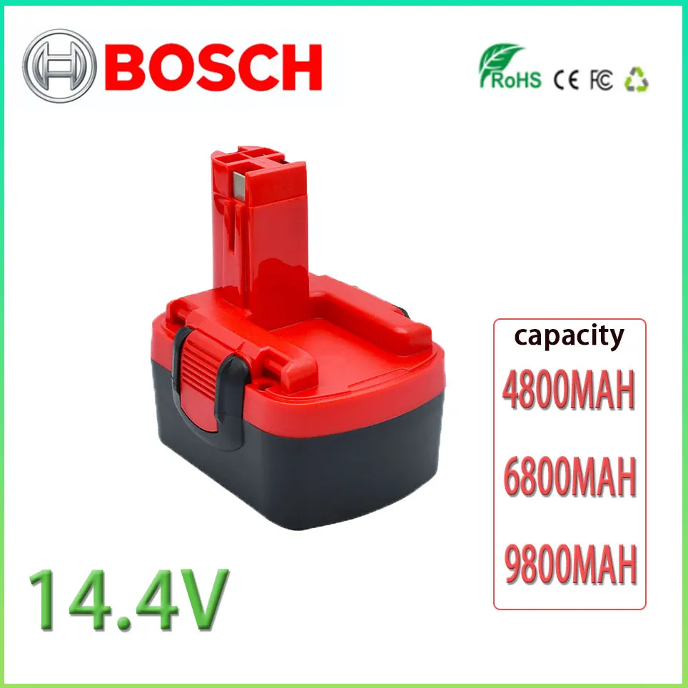 Bosch 14,4 В 4800 мАч 6800 мАч 9800 мАч Ni-MH Аккумулятор D70745 2607335273 BAT038 BAT140 BAT040 BAT041 BAT159 2607335465 26073356