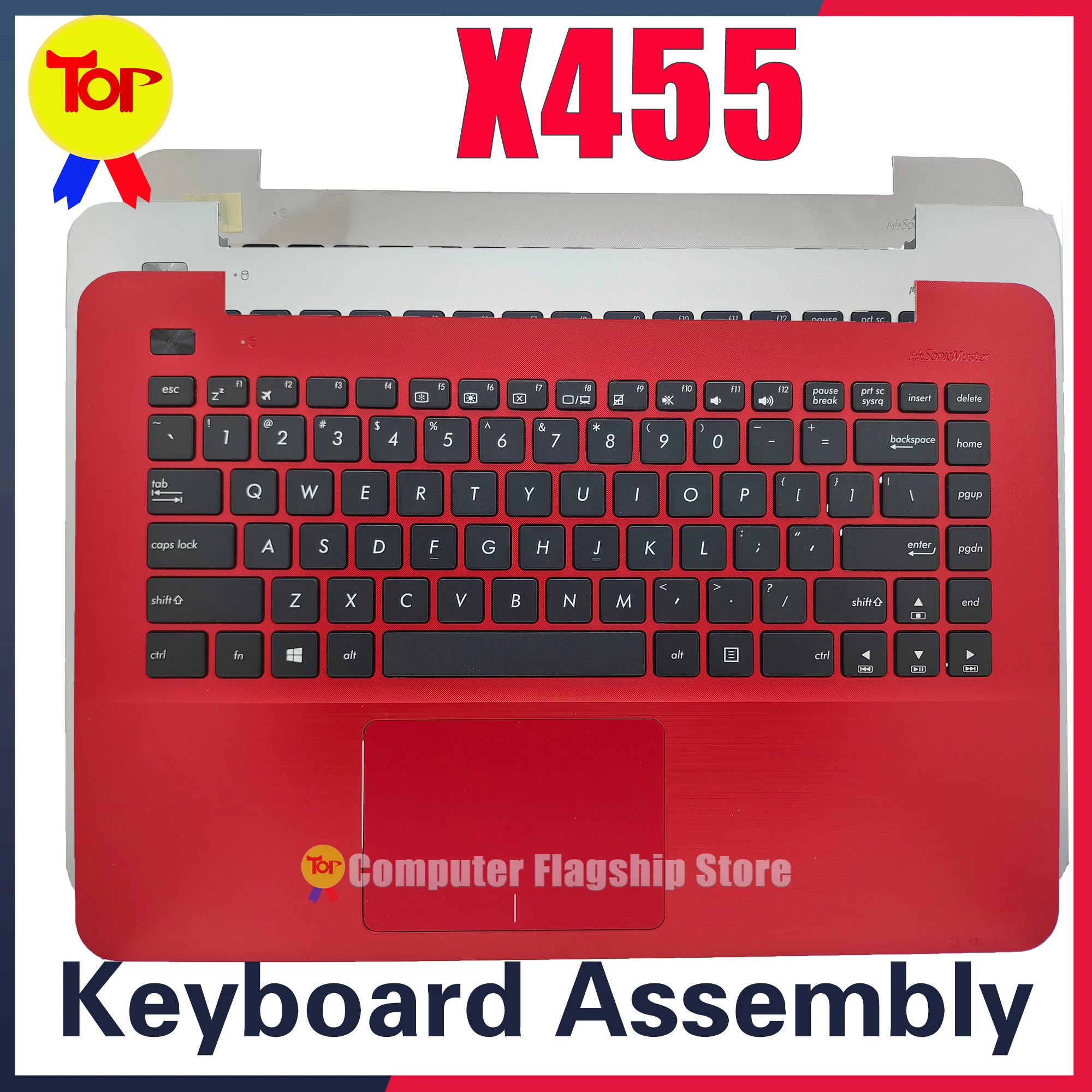 KEFU X455W Для Ноутбука ASUS Клавиатура X455LD X454L X455LJ X455LA W409l A455L F455 Оригинальная Подставка Для рук C Корпусом В Сборе