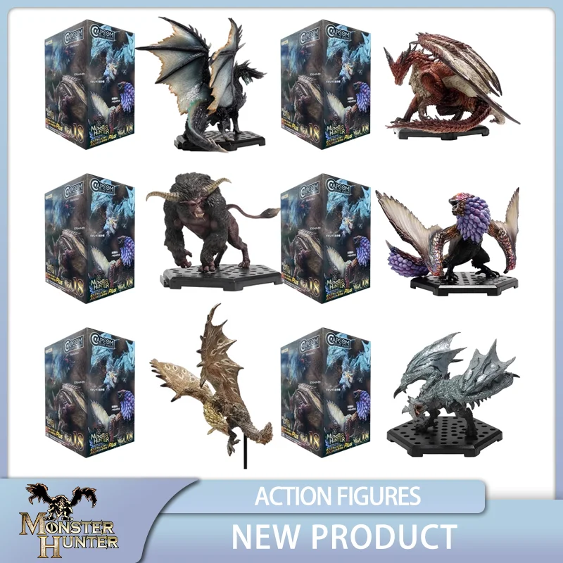 Monster Hunter World VOL18 ПЛЮС Черный Дракон Архозавр Золотой Дракон Аниме Фигурки Коллекционные модели игрушек