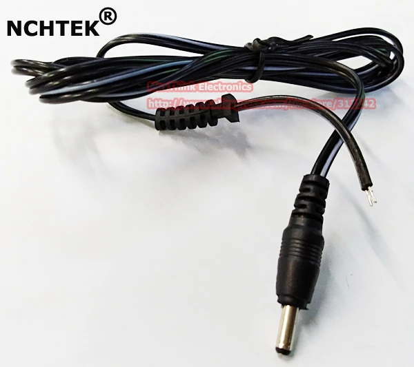 NCHTEK 3,5x1,35 мм, штекер питания постоянного тока, кабель-адаптер, косичка постоянного тока. 1,5 М/Бесплатная доставка/5 шт.