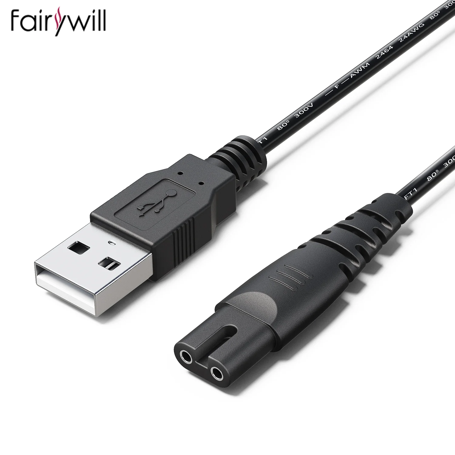 USB-кабель Зарядное устройство для Fairywill Water Flosser для Ирригатора полости рта для 5020E USB-кабель Зарядное устройство для Fairywill Water Flosser для Ora