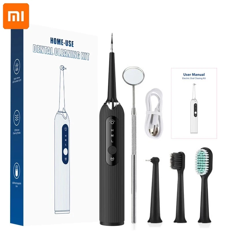 Xiaomi Electric Sonic Dental whitener Скалер, набор для отбеливания зубов, инструменты для удаления зубного камня, средство для удаления пятен в полости рта Ca