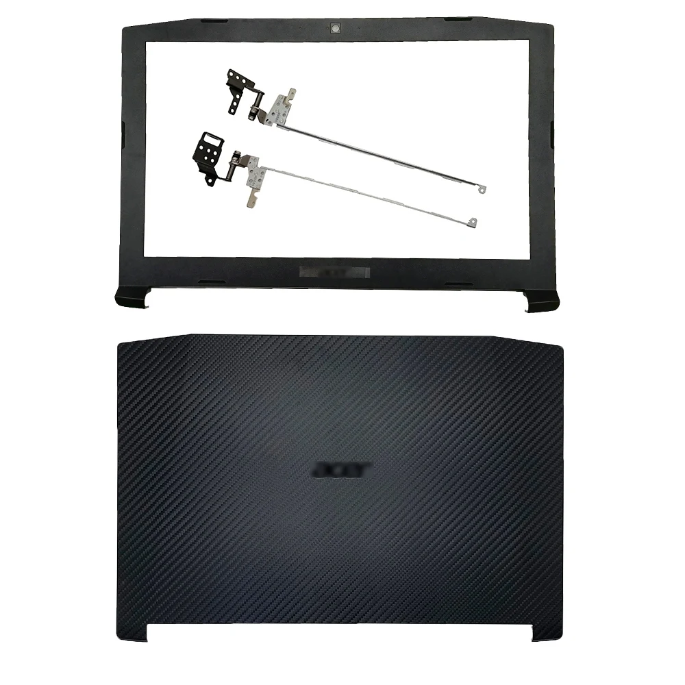 Абсолютно НОВЫЙ Для Acer Nitro 5 AN515-52 AN515-53 AN515-51 AN515-42 AN515-41 N17C1 ЖК-дисплей для ноутбука Задняя крышка/Передняя панель/ЖК-петли Черный