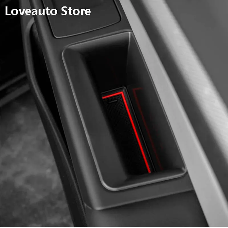 Автомобильный Внутренний Подлокотник Ручка Дверной Ящик Для Хранения Многофункциональная Коробка Интерьер Подлокотника для Volkswagen VW Golf 8 MK8 2020 2021 2022
