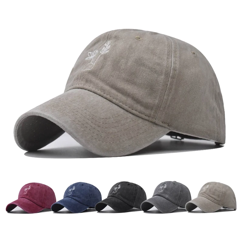 Бейсболка Snapback Hat Однотонная бейсболка С цветами, кепка для мытья водой, Весенне-осенняя кепка, облегающая кепка в стиле хип-хоп Для мужчин И женщин