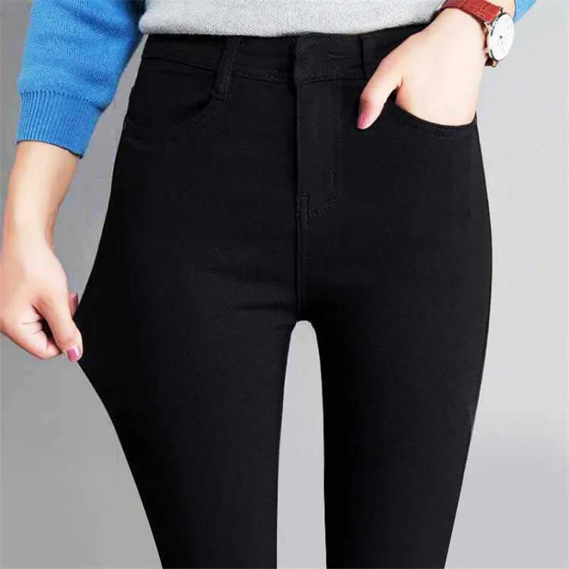 Брюки-карандаш CUHAKCI с высокой талией, женские черные сексуальные брюки, весенние горячие брюки с карманом на пуговицах