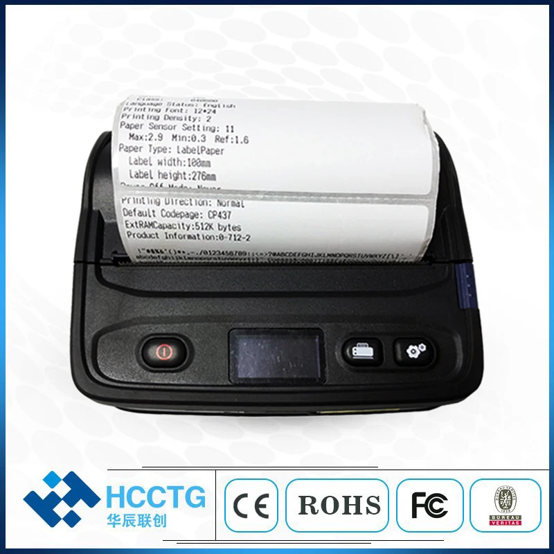 Версия защитного чехла Bluetooth 4-дюймовый принтер для печати билетов/этикеток, наклеек, мобильных термопринтеров штрих-кодов Android HCC-L51