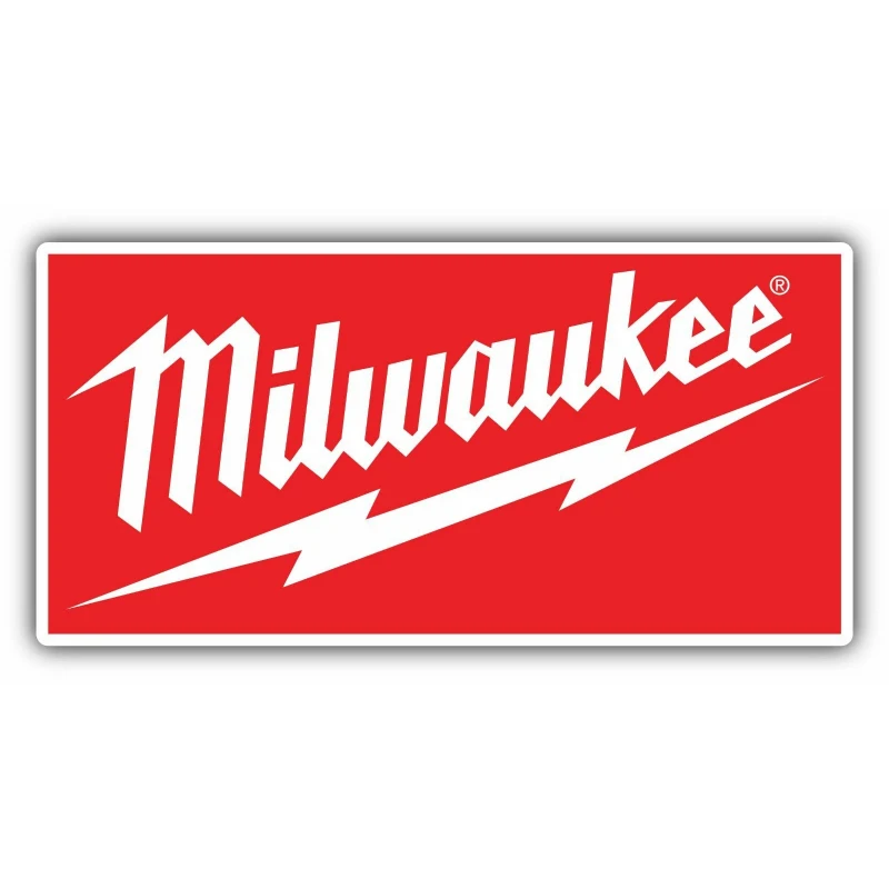 Высококачественные Наклейки Milwaukee Tools ПВХ Наклейка Инструмент Красный Автомобильный бампер Окно Ящик для инструментов Наклейка на стену, Наклейка на Внешние Аксессуары