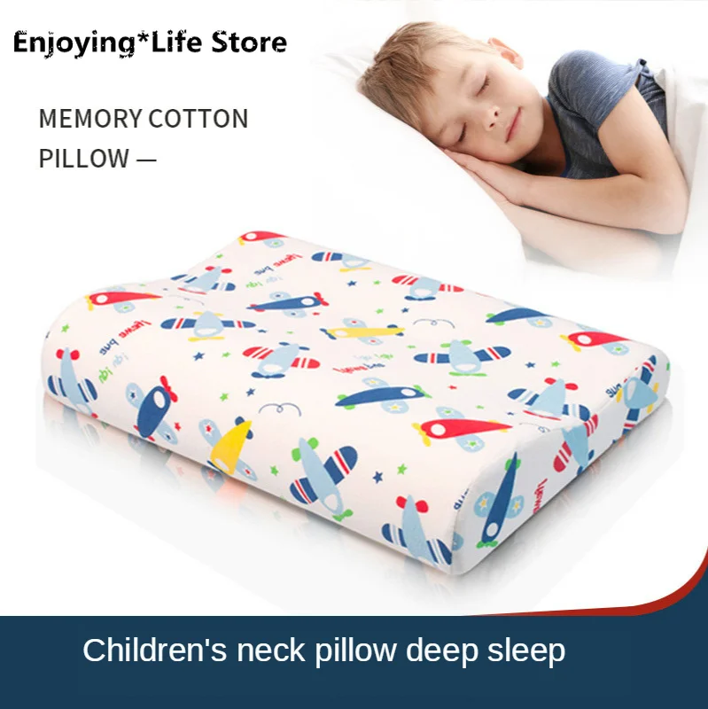 Детская подушка из пены с эффектом памяти 3-8 лет, Милые дети, Четыре сезона, Универсальная подушка для кровати с рисунком из детского сада