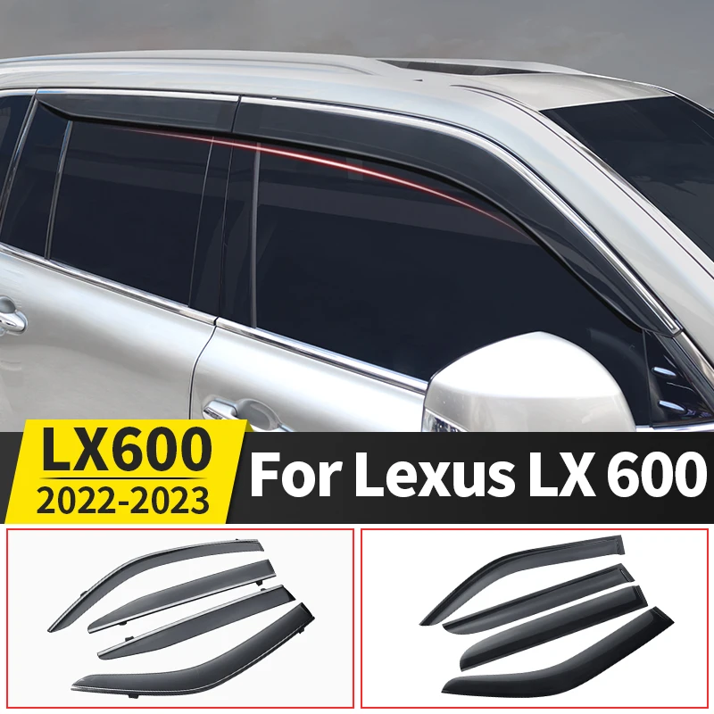 Для 2022 2023 Lexus LX600 Вентиляционный Козырек на Окнах, Дефлектор потока, Обновление LX 600, Внешние Аксессуары, Тюнинг Обвеса, Модификация