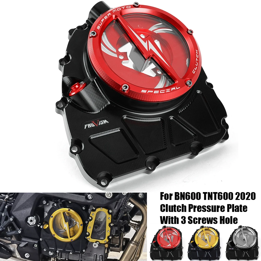 Для Benelli BN600 TNT600 2020 BN TNT 600 Защита двигателя мотоцикла, Прозрачная крышка Сцепления