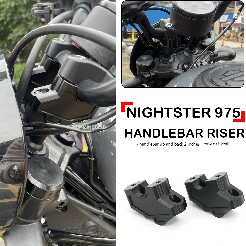 Для Harley Nightster975 RH 975 RH975 2022-2023 Крепление адаптера для руля Nightster 975 Аксессуары