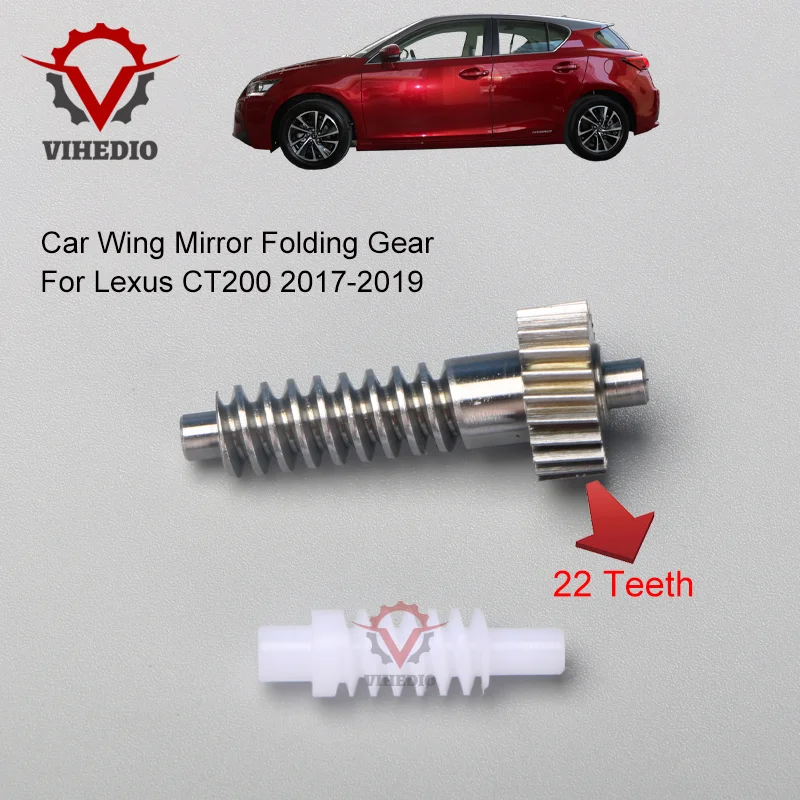 Для Lexus CT200 2017-2019 Складное зеркало заднего Вида OEM Power 27 Зубьев, Электрическая Замена Пластмасс, Высококачественная сборка