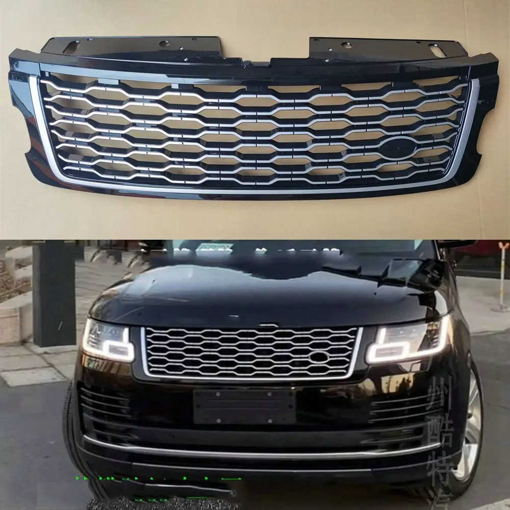 Для Range Rover Гоночная Решетка Для Range Rover Vogue L405 2018 2019 2020 Сетчатая Крышка Переднего Бампера Решетки Радиатора
