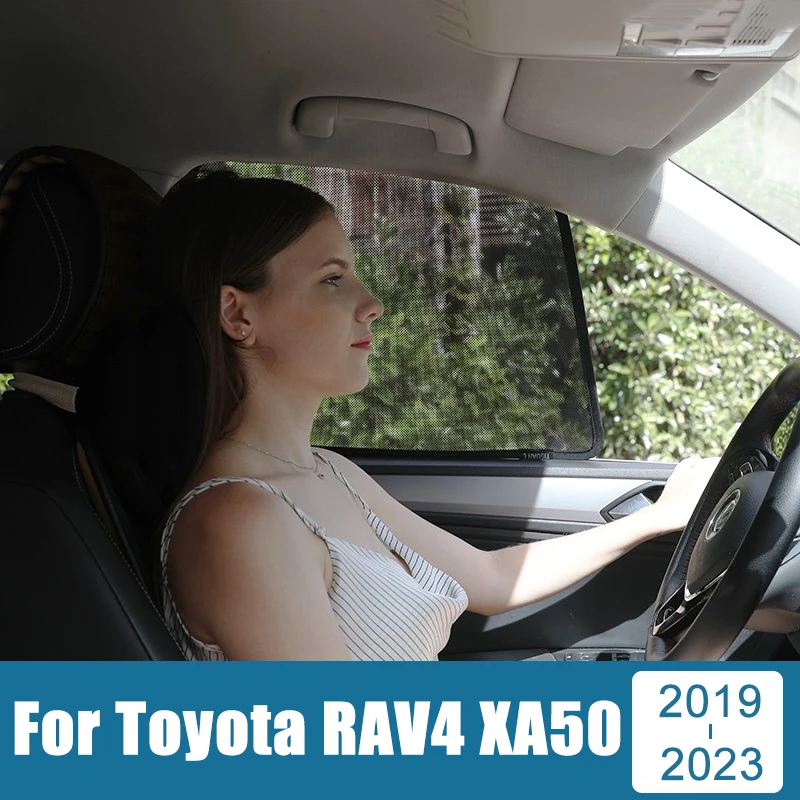 Для Toyota RAV4 RAV 4 XA50 Hybrid 2019 2020 2021 2022 2023 Солнцезащитный Козырек На Боковое окно Автомобиля Уединенный Солнцезащитный Козырек На Крыше Жалюзи Затеняющая Сетка