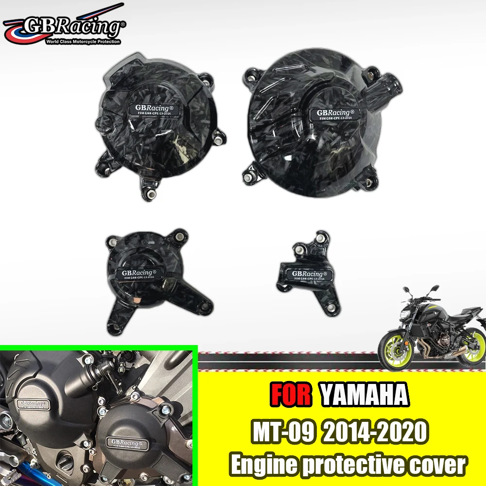 Для мотоциклов YAMAHA MT09 SP MT-09 FZ-09 Защита крышки двигателя Новая Сотовая версия GB Racing 2014-2020 XSR900 14-20
