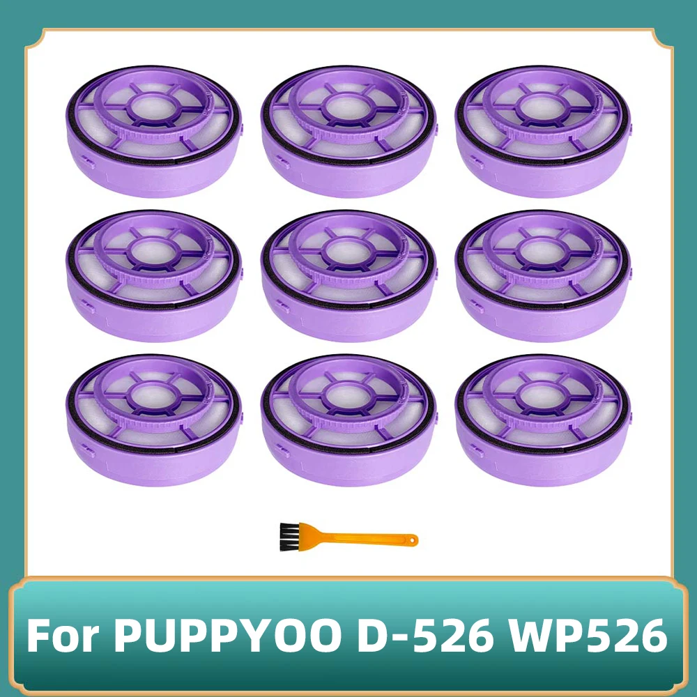 Для робота-пылесоса PUPPYOO D-526 WP526, Аксессуары для Hepa-фильтра, сменная насадка, комплект запасных частей