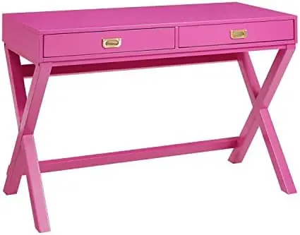 Домашний декор, письменный стол Peggy Raspberry Pink, малиново-розовый, 44 