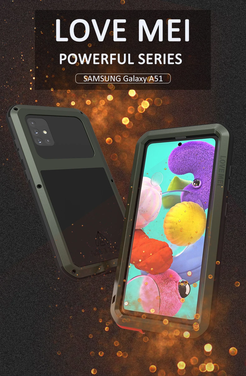 Дропшиппинг Мощный чехол для телефона Samsung Galaxy A51 A52 A53 A71 Металлическая броня ударопрочные грязезащитные чехлы для Galaxy A41