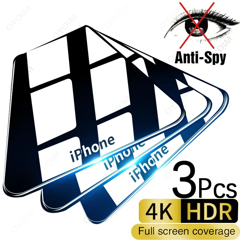 Закаленное Стекло Full Cove Privacy Для iPhone 14 13 12 11 Pro Max 13 12 Mini Privacy Screen Protector iPhone X XR XS 6 6s 7 8 Plus