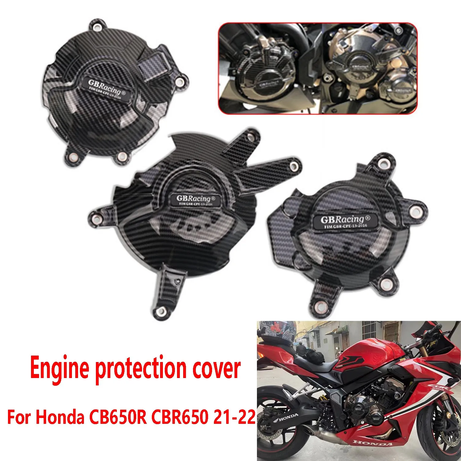 Защитная крышка двигателя Мотоцикла, Аксессуары Для Модификации Honda CB650R CBR650 CBR CB 650 2021 2022 Годов GB Racing Moto Diy