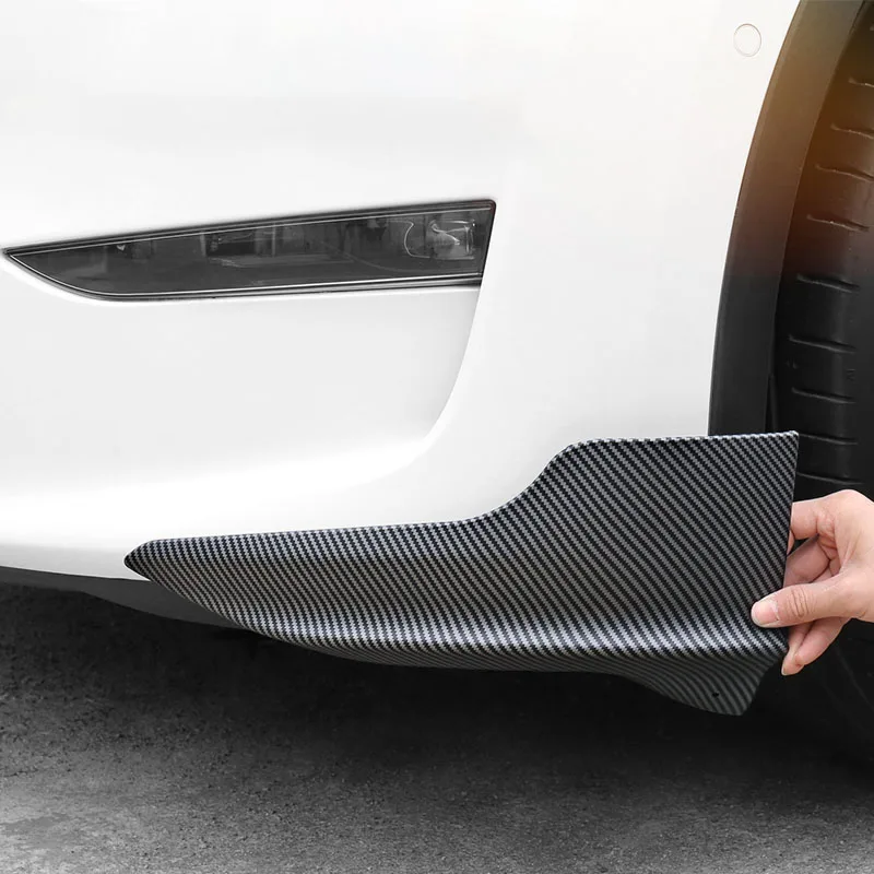 Защитные Планки Для Уголков губ Переднего Бампера, Противоударная Накладка Для Tesla Model 3/Y Аксессуары