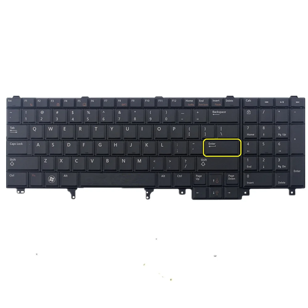 Клавиатура для ноутбука Dell Latitude E5530 Black US United States Edition