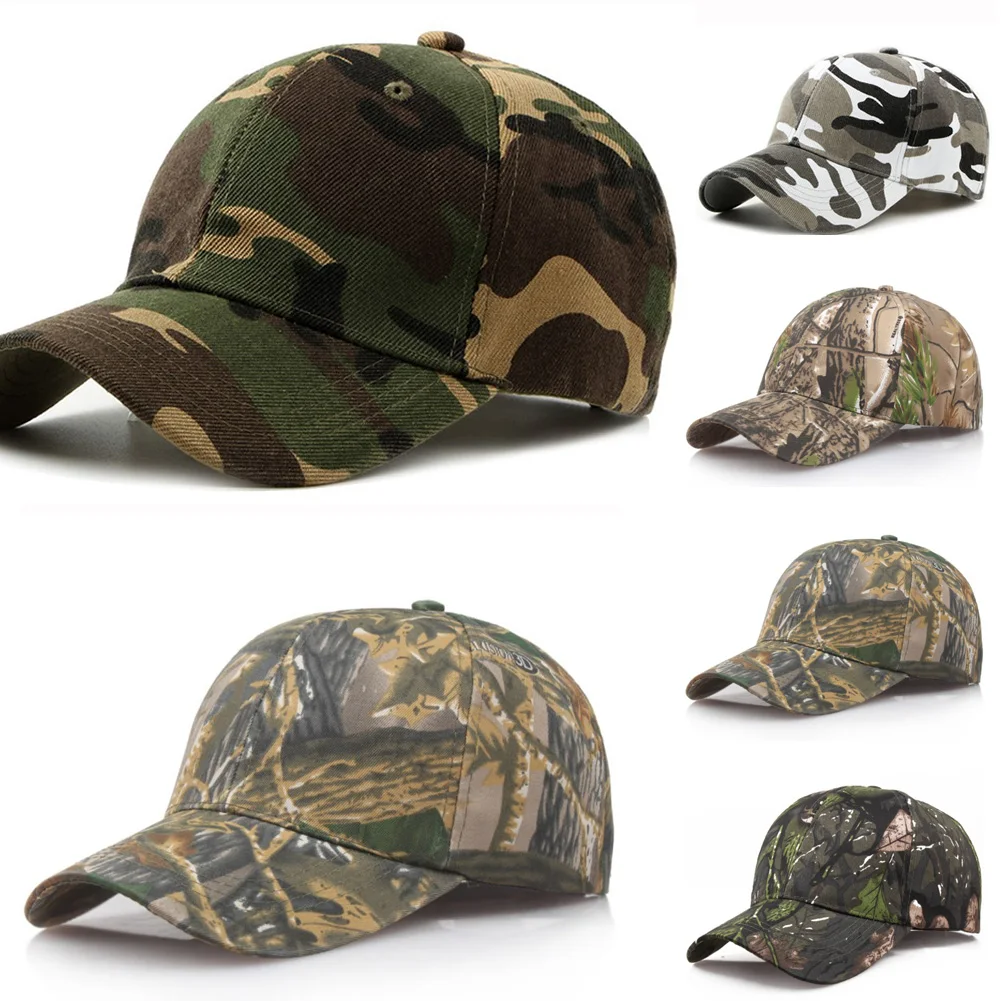 Модные летние бейсболки с камуфляжными листьями джунглей, спортивные быстросохнущие кепки с солнцезащитным кремом для улицы, женские мужские регулируемые шляпы