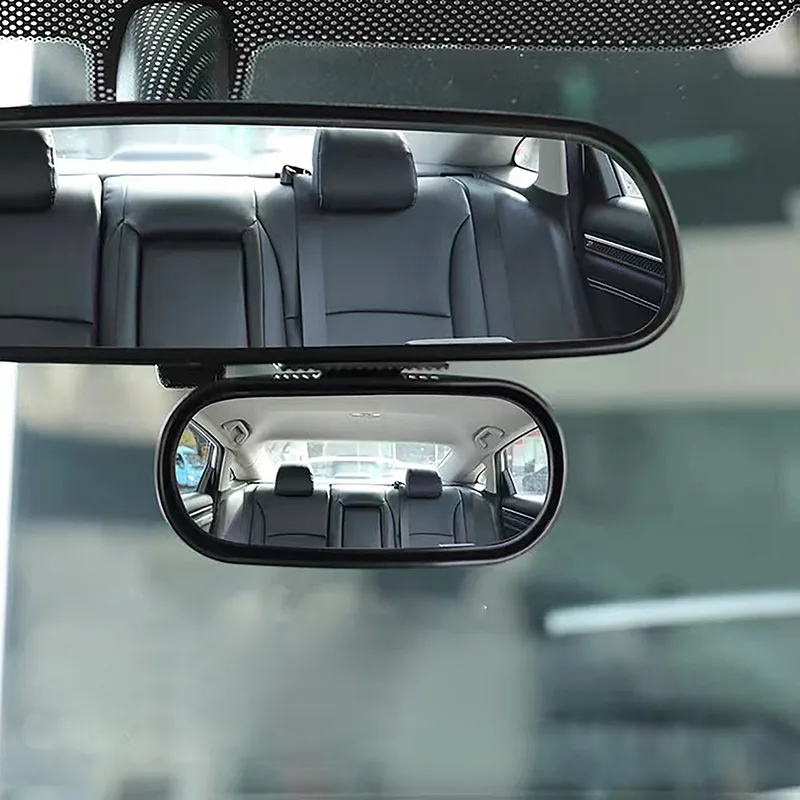 На стекле HD Автомобильное зеркало заднего вида, Вспомогательное Зеркало с регулируемым поворотом, Зеркало для помощи при парковке, автомобильное зеркало для слепых зон, широкоугольное зеркало на 360 градусов