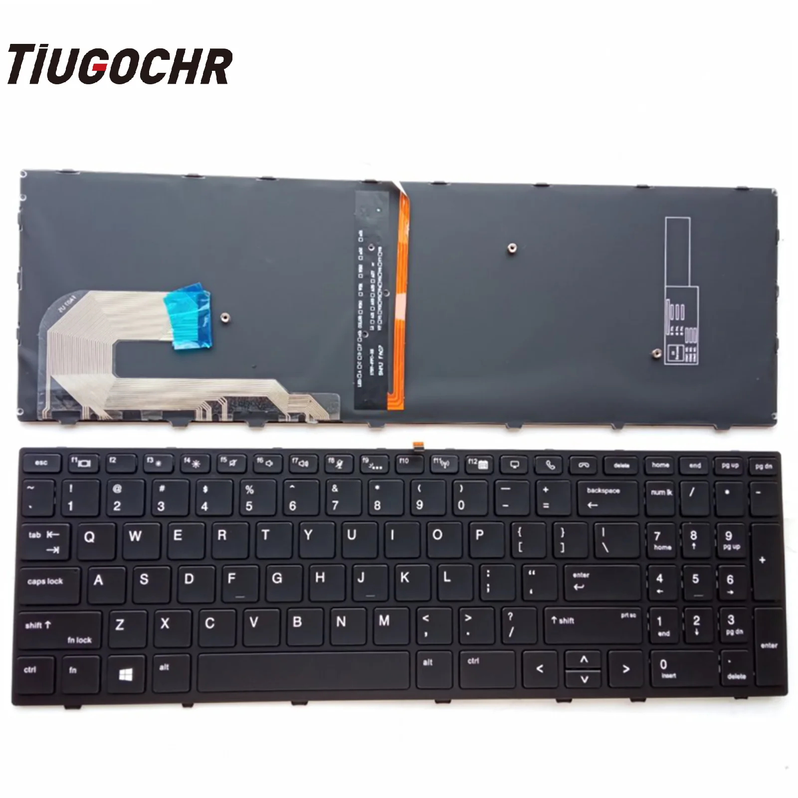 Новая Американская Клавиатура с подсветкой для HP EliteBook 755 G5 750 G5 750 G6 850 G6 850 G5 855 G5 без указателя черный