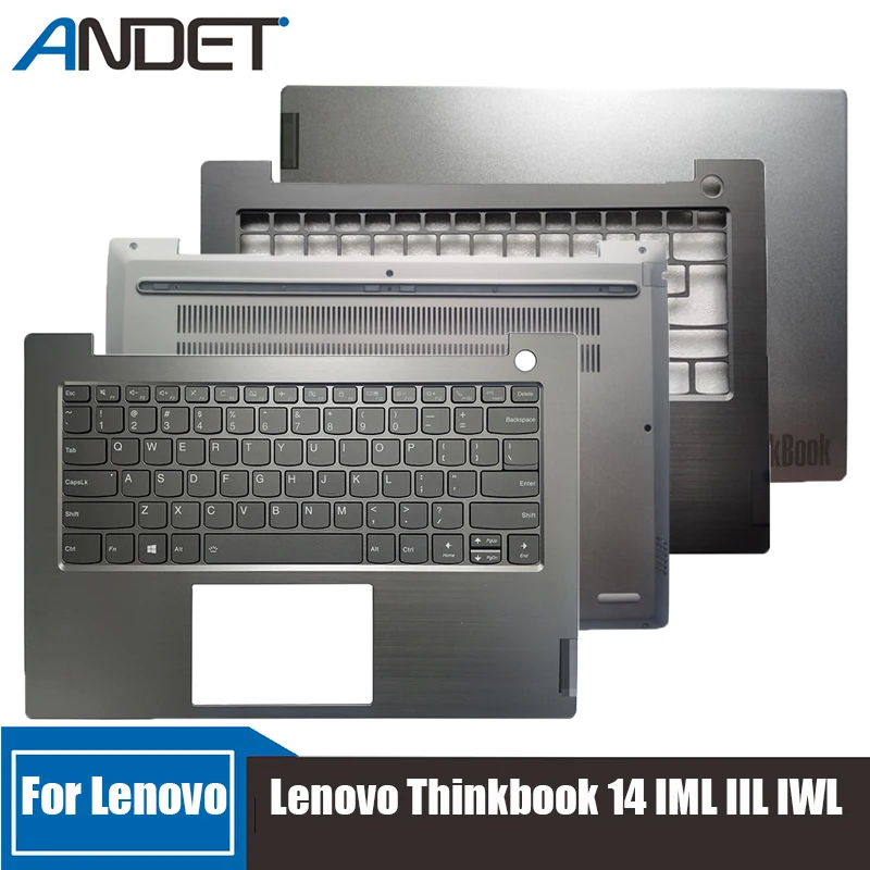 Новинка для Lenovo Thinkbook 14 IML IIL IWL Экран Задняя панель рамка Клавиатура БЕЗ тачпада С подсветкой Нижняя крышка Подставки для рук
