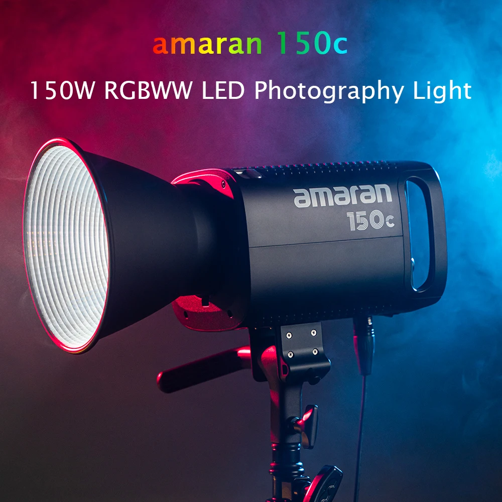 Новый Aputure amaran 150C RGB Видеосигнал 2500 K-7500 K С креплением Bowens Для Фотосъемки Для Видеозаписи На открытом воздухе