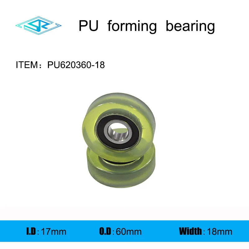 Производитель поставляет полиуретановый формовочный подшипник PU620360-18, шкив с резиновым покрытием 17 мм * 60 мм * 18 мм