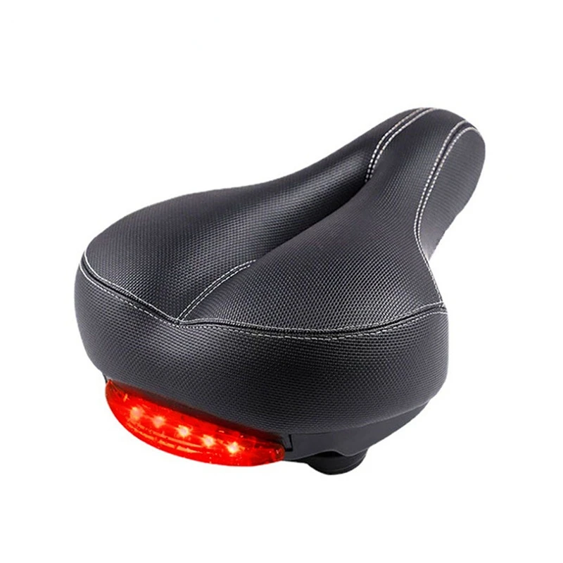 Седло для горного велосипеда с подсветкой, Велосипедное седло с задним фонарем, удобное седло с подсветкой, аксессуары
