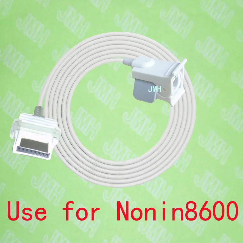Совместим с монитором пульсоксиметра Nonin 8600, педиатрическим датчиком spo2 с зажимом для пальца, 8PIN.