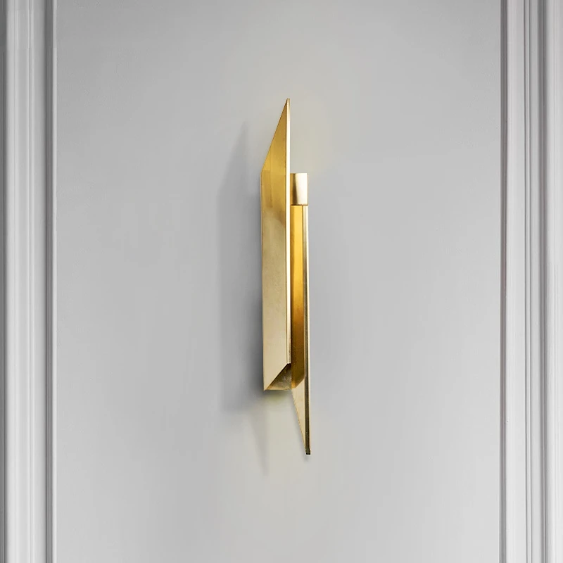 Современное настенное подвесное золотое минималистичное освещение гостиная в стиле ар-деко роскошный фон дизайнерская спальня прикроватная бра