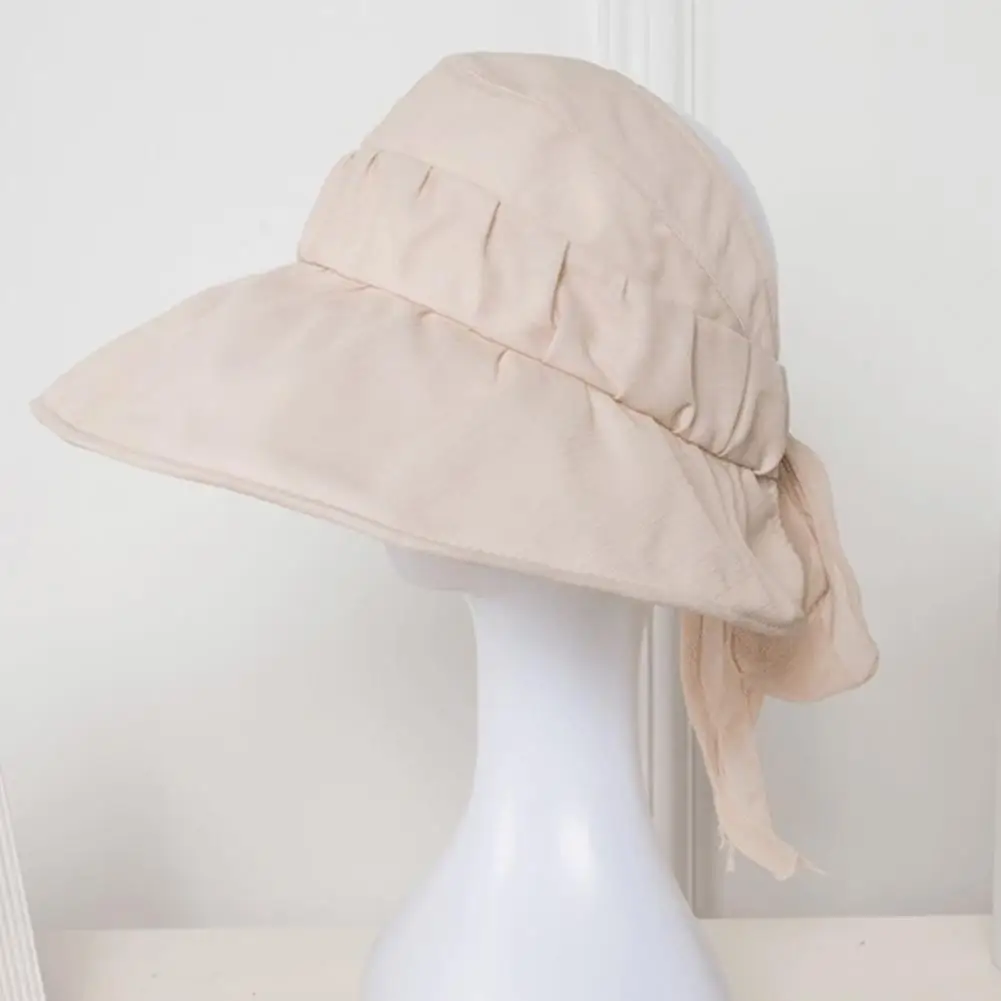 Солнцезащитная шляпа, Стильная, Не выцветающая, Однотонная, Дышащая Женская Пляжная шляпа с козырьком, Пляжная шляпа, Солнцезащитная шляпа