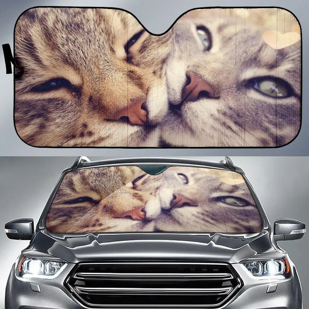 Солнцезащитный козырек для автомобиля Cute Cats Удивительные идеи подарков T041720
