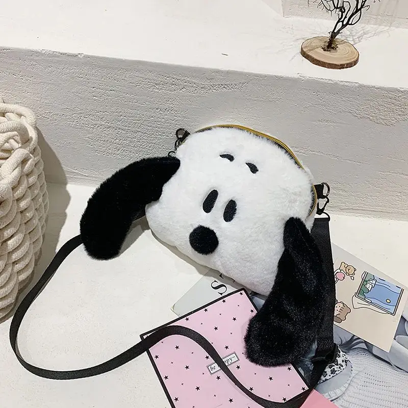 Сумка Snoopy, плюшевая сумка, Японская кукла, Мультяшная сумка-мессенджер, Милый мобильный кошелек для монет, Роскошный кошелек для девочек-студенток