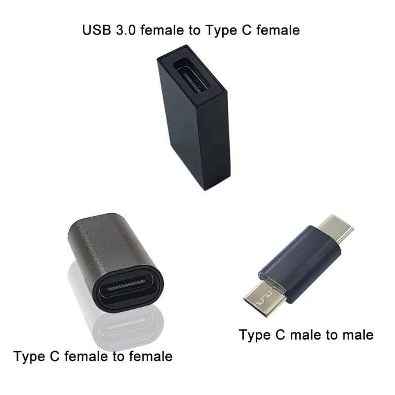 Тип C Женский к Женскому, USB C Мужской к мужскому, USB 3.0 к Type C Женский Конвертер-адаптер для мобильного телефона, Планшетного компьютера
