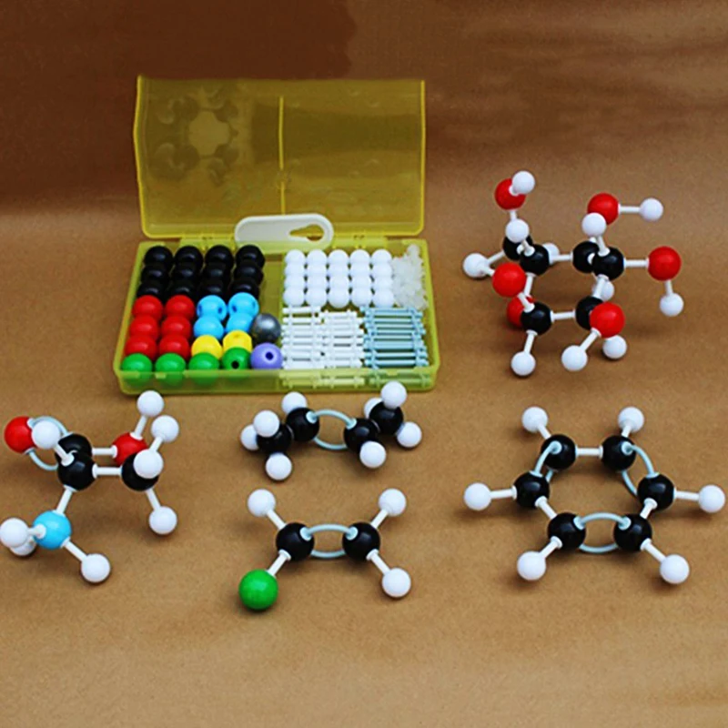 Химический Молекулярный Модельный комплект Молекулы Органической Неорганической химии 50 Атомов Структура Набор Научный Обучающий Эксперимент