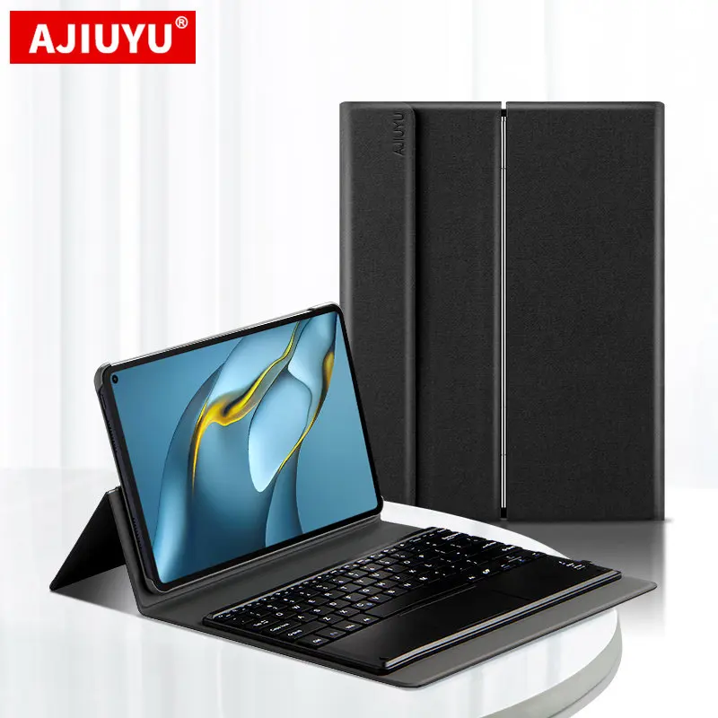 Чехол с клавиатурой AJIYU Для Huawei MatePad Pro 12,6 10,8 дюймов 2021 Чехол с Bluetooth-клавиатурой Mate pad pro WGR-W09 MRR-W29 Чехол