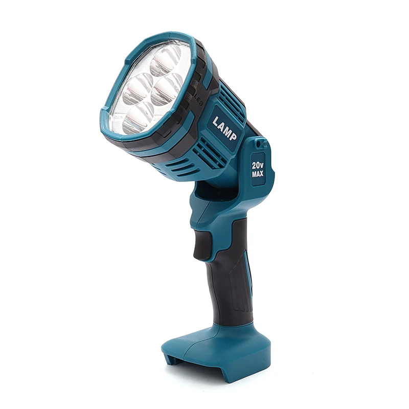 Электрическое светодиодное освещение Аварийная лампа Складной Открытый Кемпинг Ночная рыбалка Фонарик Лампа Перезаряжаемая для аккумулятора Makita 18V